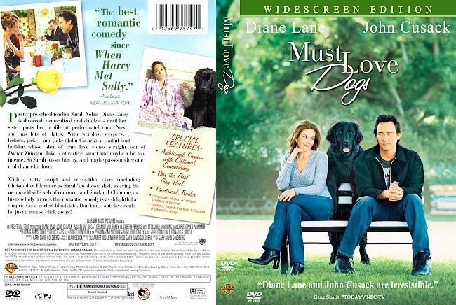 dvd cover Must Love Dogs (2005) WS R1