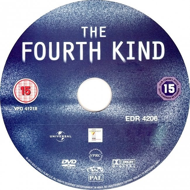dvd cover The Fourth Kind (2009) R2