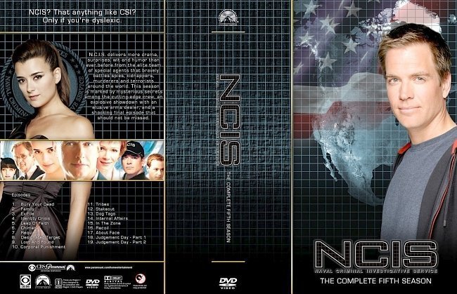 dvd cover NCIS Season 5