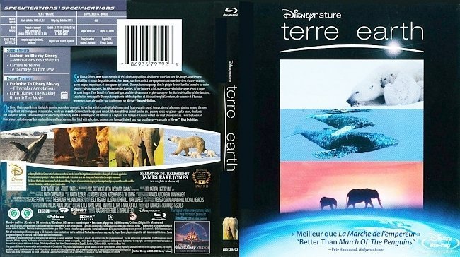 dvd cover Earth Terre Canadian Bluray
