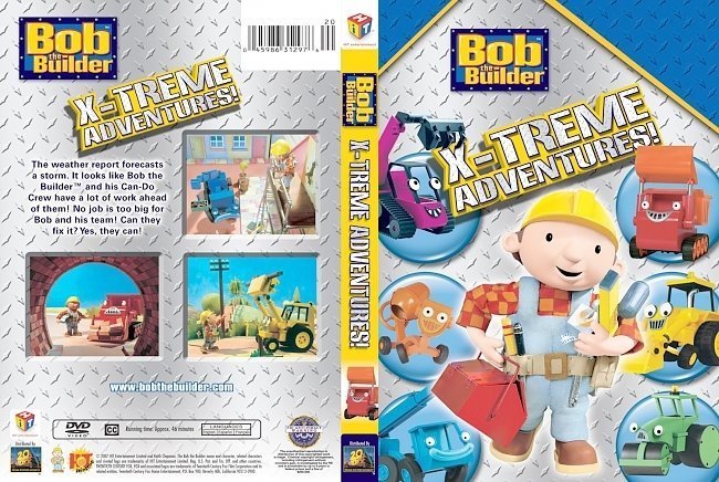 dvd cover Bob The Builder X Treme Adventures