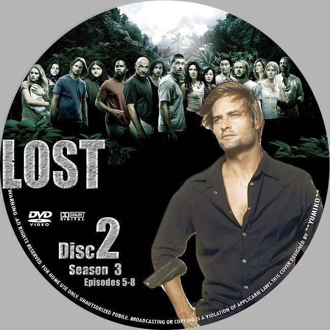 dvd cover Lost: Season 3 R1