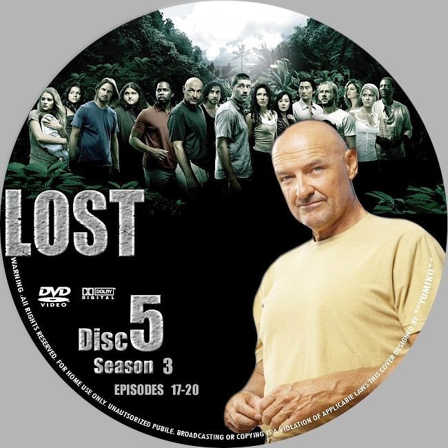 dvd cover Lost: Season 3 R1