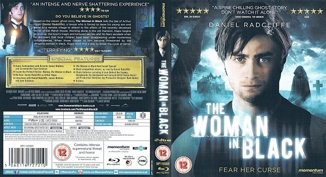 dvd cover The Woman In Black R2