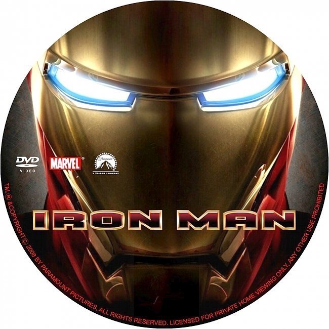 dvd cover Iron Man (2008) WS R1