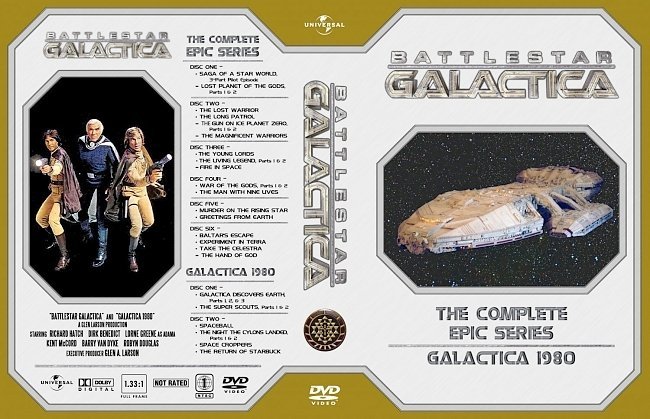 dvd cover Battlestar Galactica / Galactica 1980