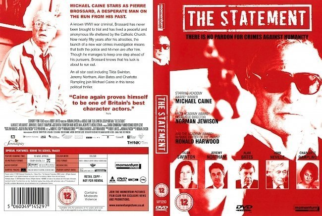 dvd cover The Statement (2003) R2