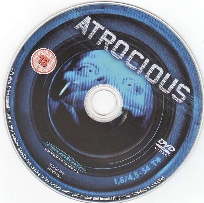 dvd cover Atrocious (2011) R2
