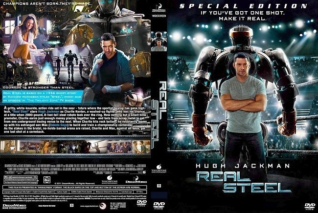 dvd cover Real Steel