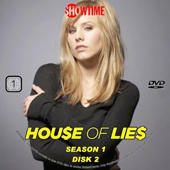 dvd cover House Of Lies: Season 1 R1 CUSTOM