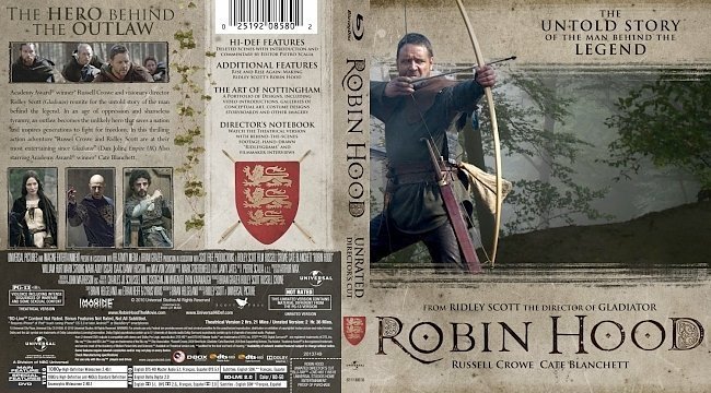 dvd cover Robin Hood