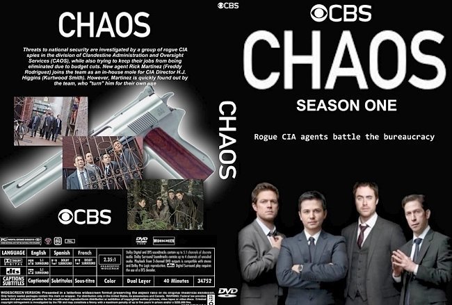 dvd cover Chaos: Season 1 (2011) R1 CUSTOM