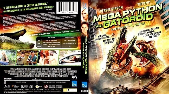 dvd cover Mega Python Vs. Gatoroid Terreur En Floride