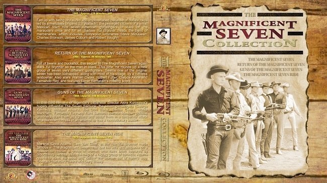 dvd cover The Magnificent Seven Collection