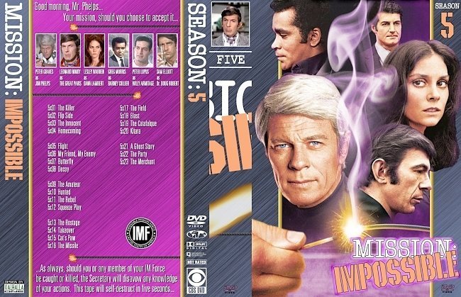 dvd cover Mission: Impossible Season 5