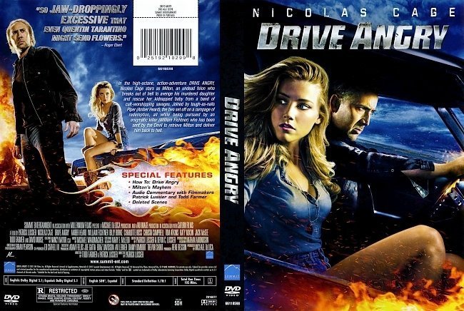 dvd cover Drive Angry (2011) WS R1