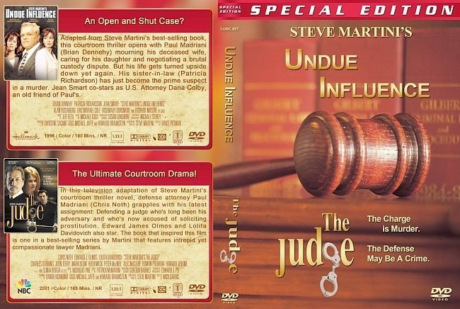 dvd cover Steve Martini's Undue Influence / The Judge