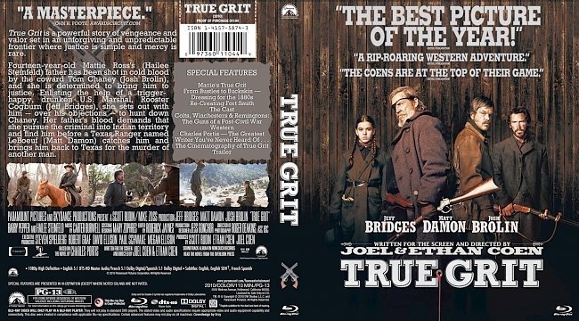 dvd cover True Grit Blu ray