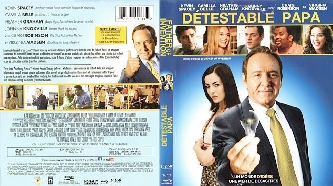 dvd cover Detestable Papa Father Of Invention Canadian Bluray