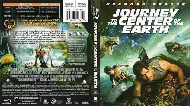 dvd cover Journey To The Center Of The Earth4