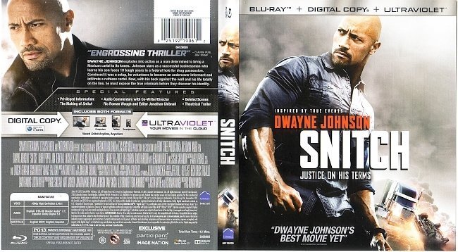 dvd cover Snitch R0 Blu-Ray