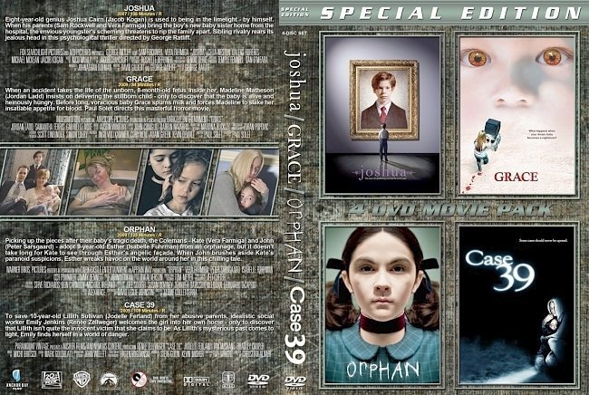 dvd cover Joshua / Grace / Orphan / 39