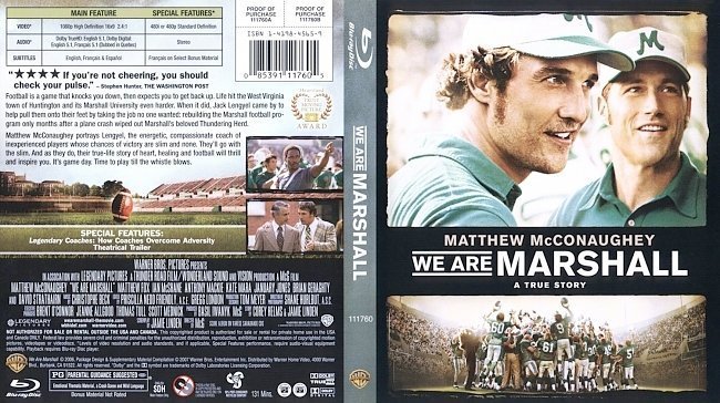 dvd cover We Are Marshall Bluray f