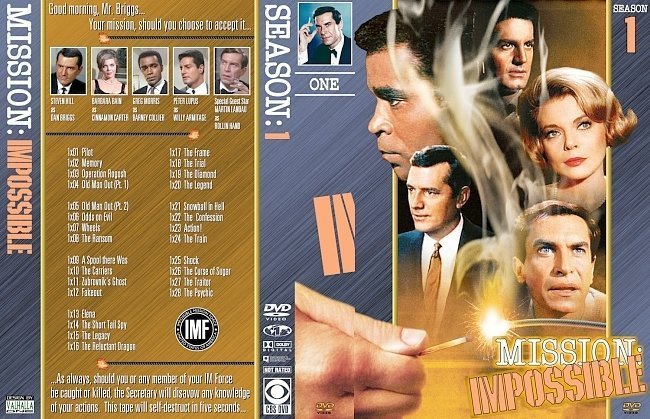 dvd cover Mission: Impossible Season 1