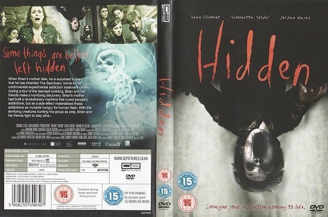 dvd cover Hidden (2011) R2