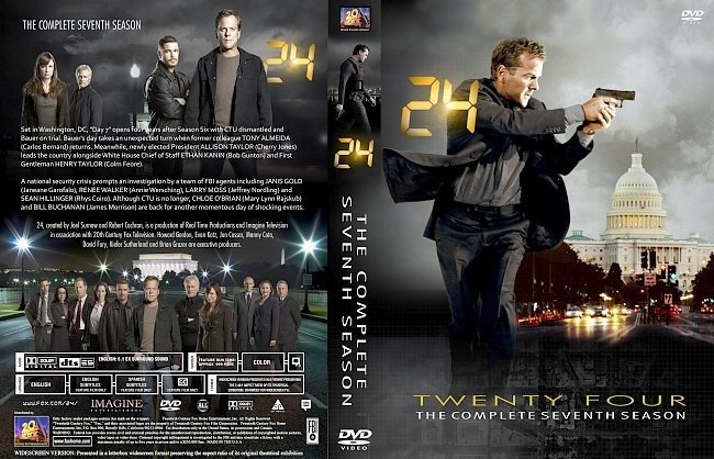 dvd cover 24 season 5-6-7-8 front covers