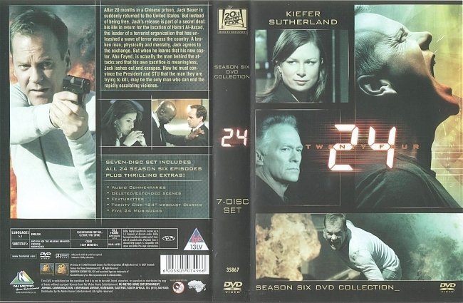 dvd cover 24 season 5-6-7-8 front covers
