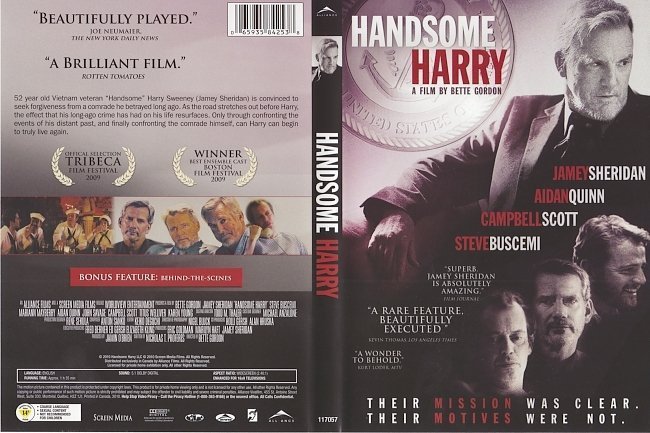 dvd cover Handsome Harry (2010) R1