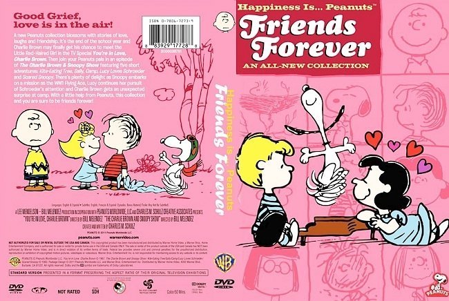 dvd cover Happiness Is Peanuts Friends Forever