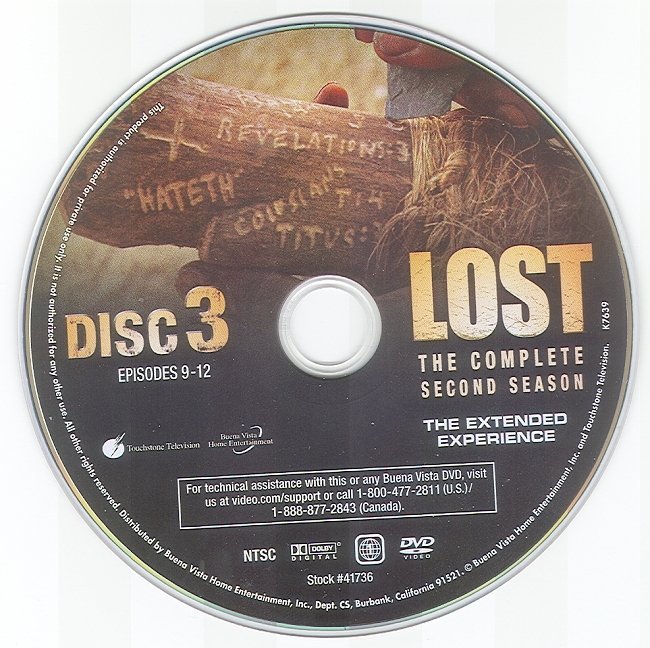 dvd cover Lost: Season 2 WS R1