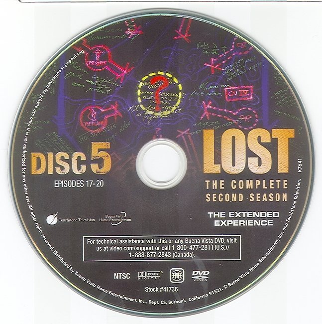 dvd cover Lost: Season 2 WS R1