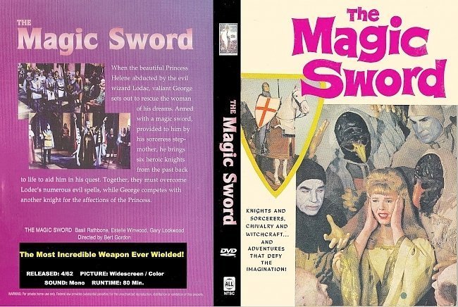 dvd cover The Magic Sword
