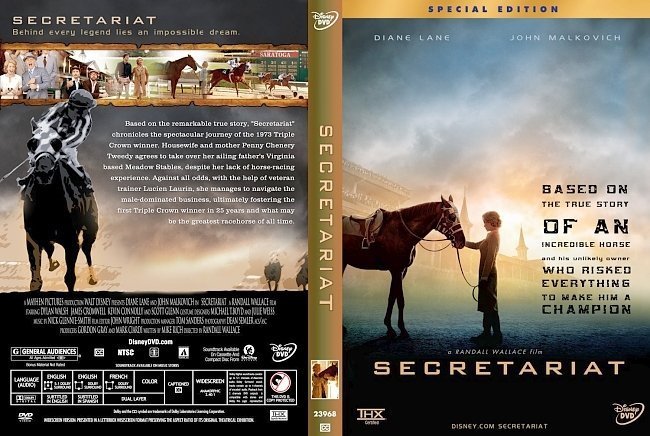 dvd cover secretariat cover finale 446904 original