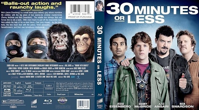 dvd cover 30 Minutes Or Less