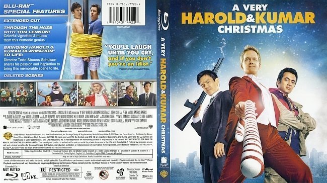 dvd cover A Very Harold & Kumar Christmas