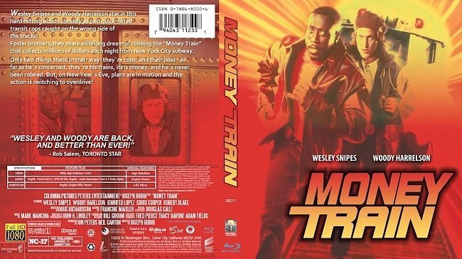 dvd cover Money Train