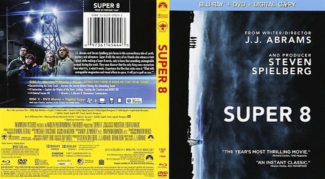 dvd cover Super 8 (2011)
