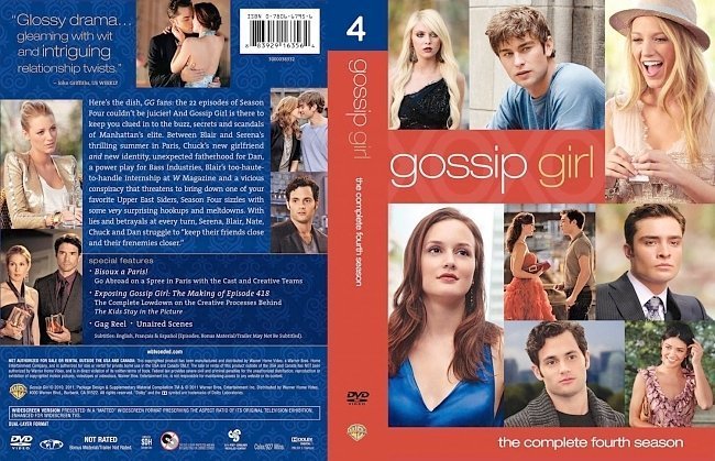 dvd cover Gossip Girl Season 4