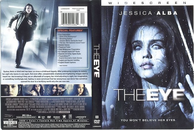dvd cover The Eye (2008) WS R1