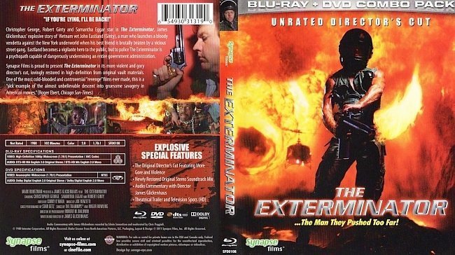 dvd cover The Exterminator
