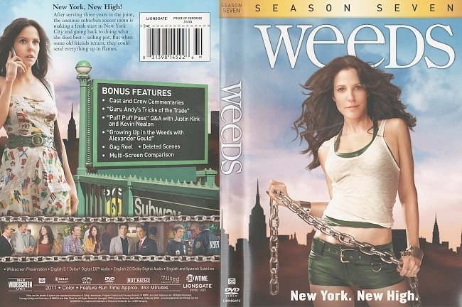 dvd cover Weeds: Season 7 (2011) R1