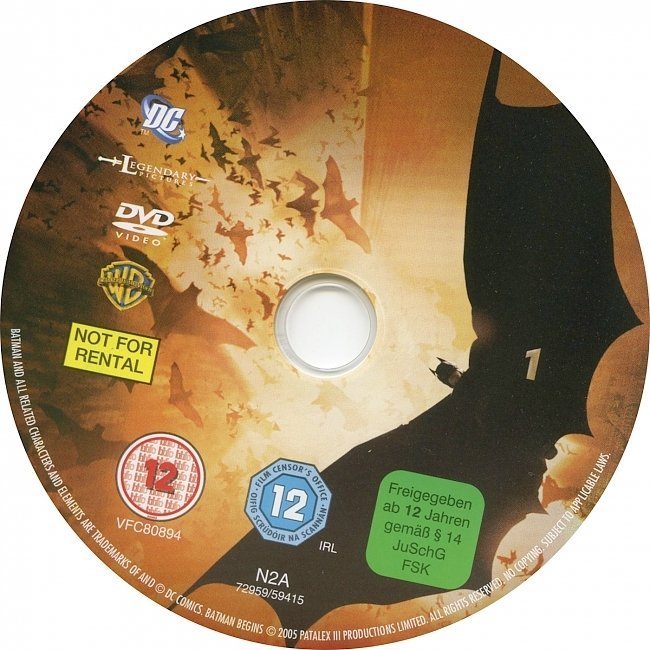 dvd cover Batman Begins Collector's Edition (2005) WS R2