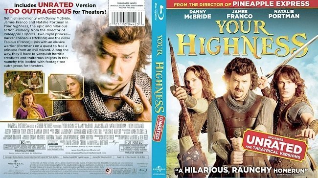 dvd cover your highness br