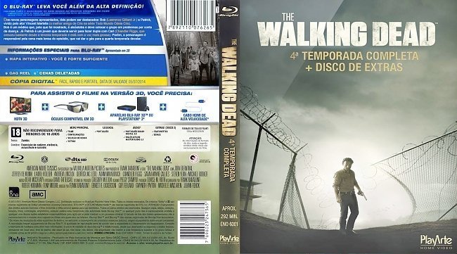 dvd cover The Walking Dead Brasil Blu-Ray