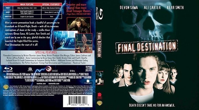 dvd cover Final Destination