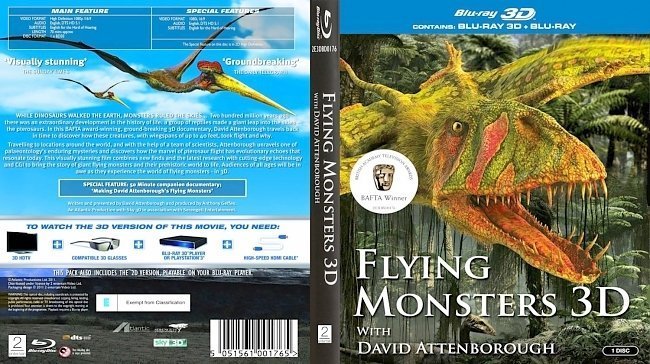 dvd cover Flying Monsters